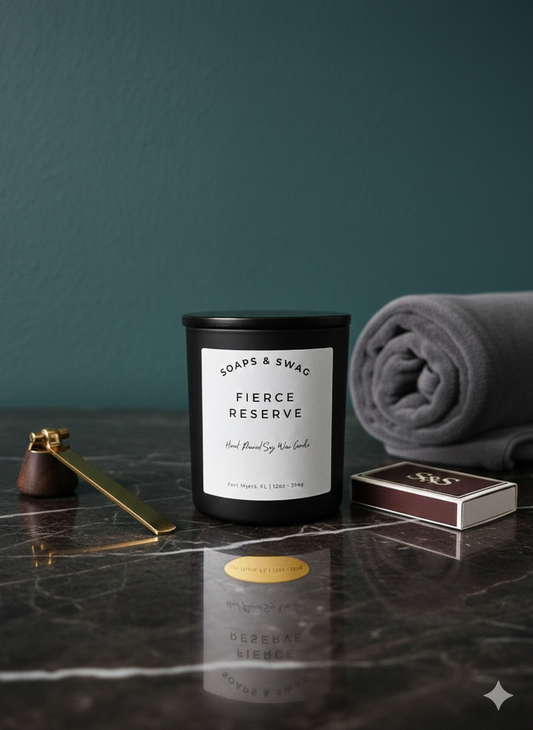 Fierce reserve 12 oz Soy Wax Candle