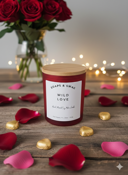 Wild Love Soy Wax Candle 12 oz