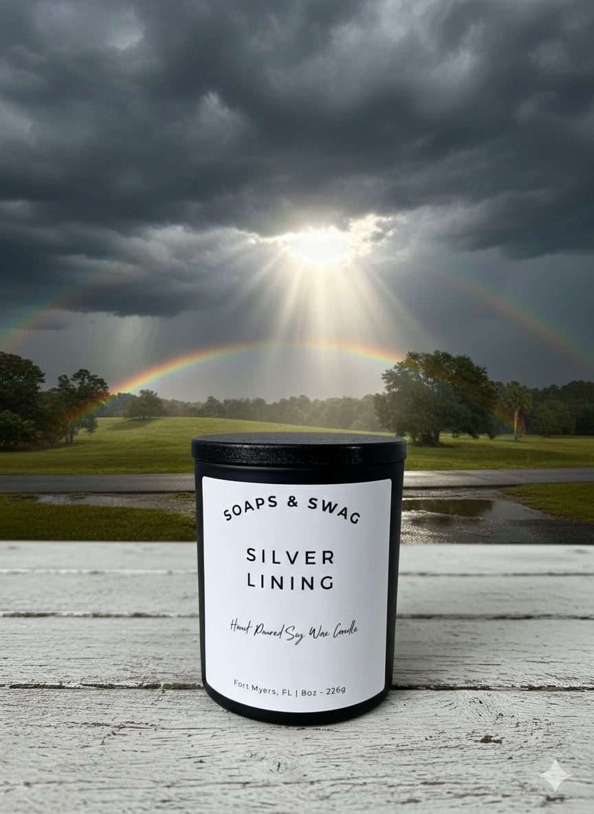 Silver Lining 8 oz Soy Wax Candle