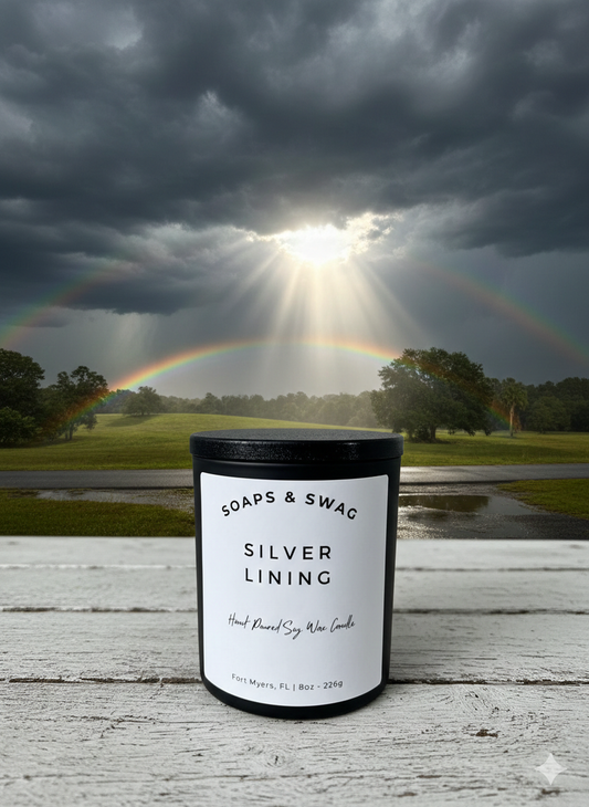 Silver Lining 8 oz Soy Wax Candle