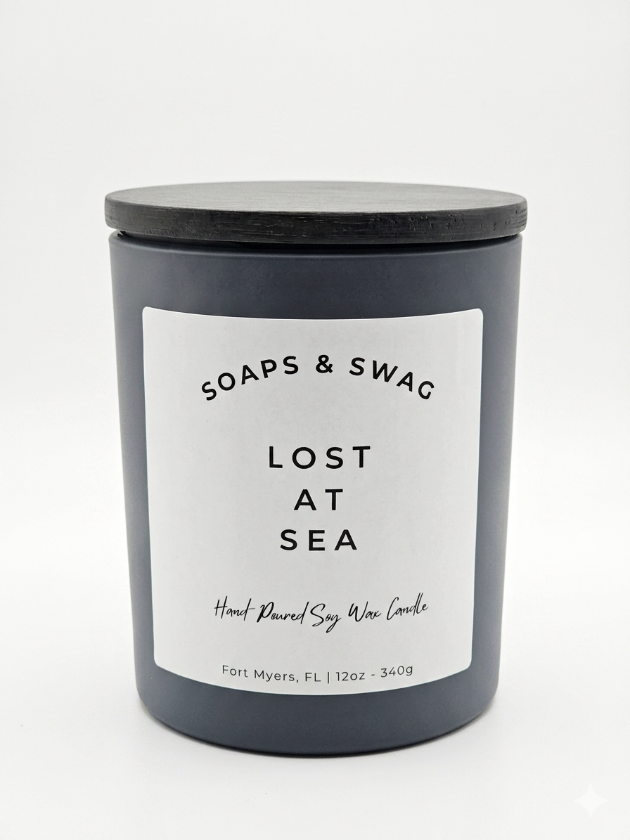 Lost At Sea 12oz Soy Wax Candle